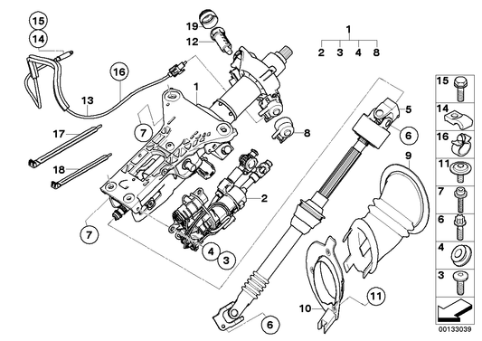 Genuine BMW 32306770713 Steering Column,Electr.Adjust. Interlock | ML Performance US Car Parts