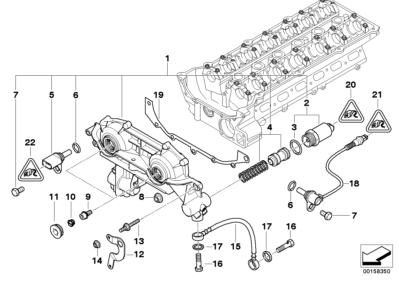 Genuine BMW 12147539165 Camshaft Position Sensor | ML Performance US Car Parts