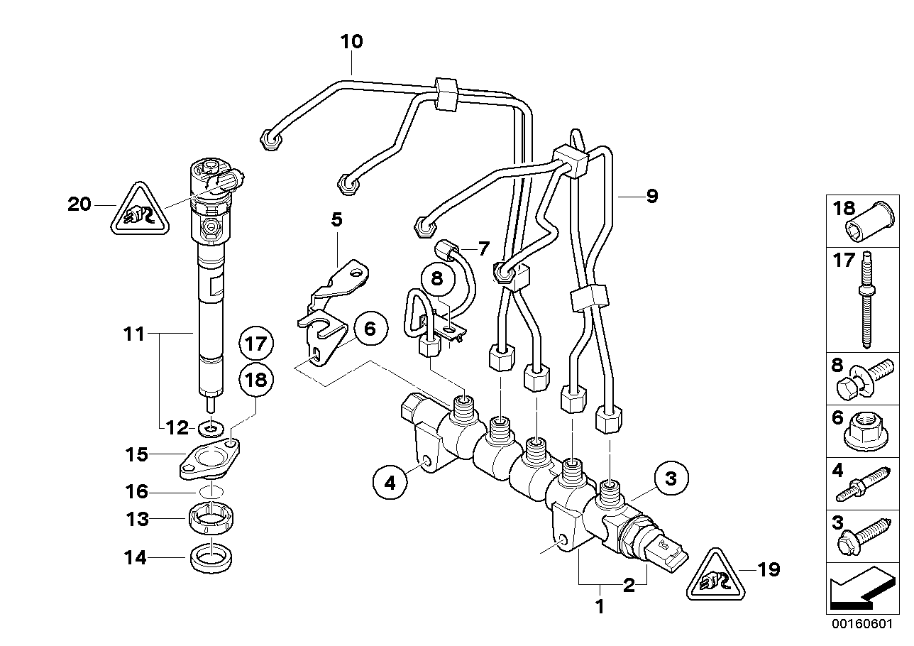 Genuine BMW 13537804982 Flange | ML Performance US Car Parts
