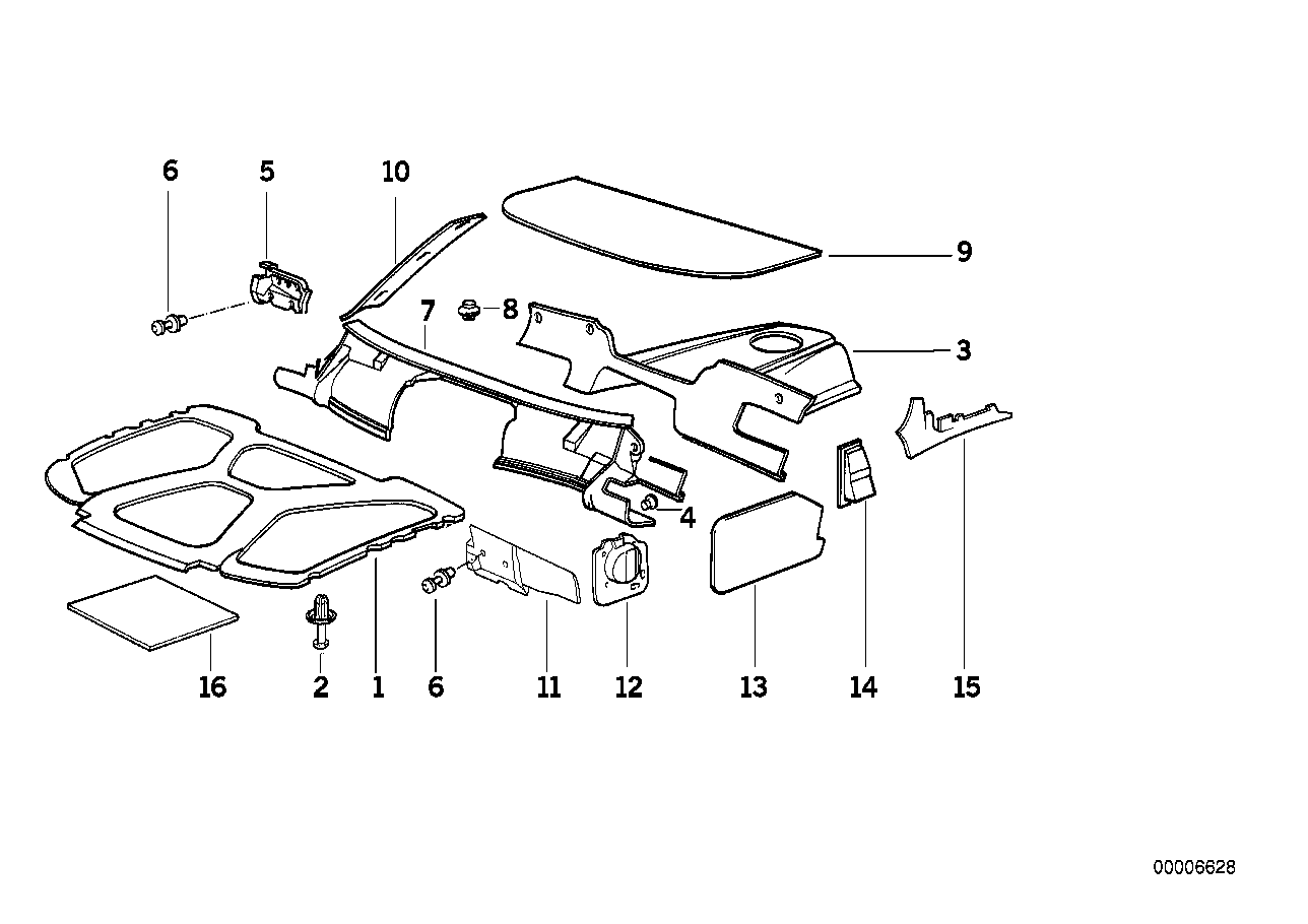 Genuine BMW 51488161501 Sound Insulation Front Door | ML Performance US Car Parts