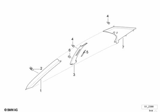 Genuine BMW 51438189311 Clip | ML Performance US Car Parts