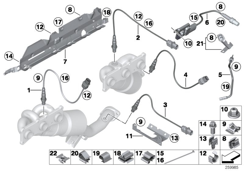 Genuine BMW 11787590402 Nox Sensor | ML Performance US Car Parts