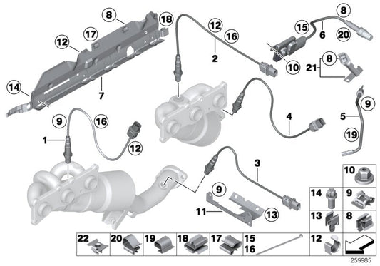 Genuine BMW 11787590402 Nox Sensor | ML Performance US Car Parts