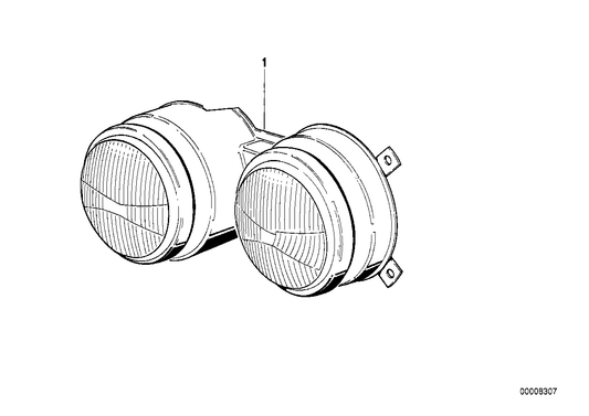 Genuine BMW 63121385043 Twin Headlight Left | ML Performance US Car Parts