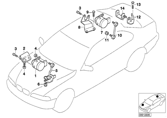 Genuine BMW 37146766778 Front Angle Joint | ML Performance US Car Parts