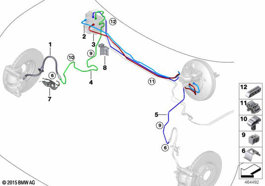 Genuine BMW 34306894453 Brake Hose Front | ML Performance US Car Parts