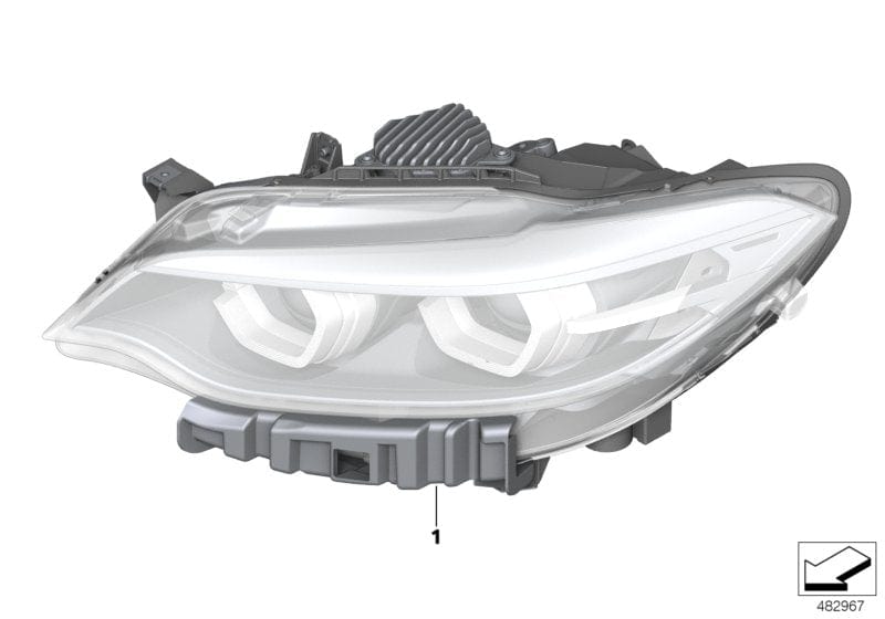 Genuine BMW 63117469783 Headlight, Led, Ahl, High, Left | ML Performance US Car Parts