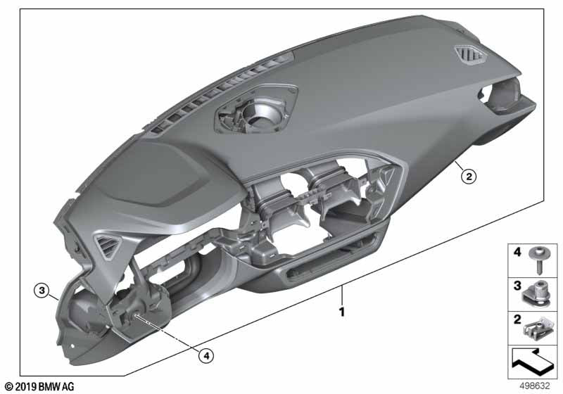Genuine BMW 51459474502 Dashboard Sensatec Head-Up Display SCHWARZ | ML Performance US Car Parts