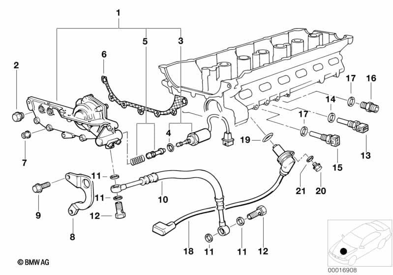 Genuine BMW 12141703221 Camshaft Position Sensor | ML Performance US Car Parts