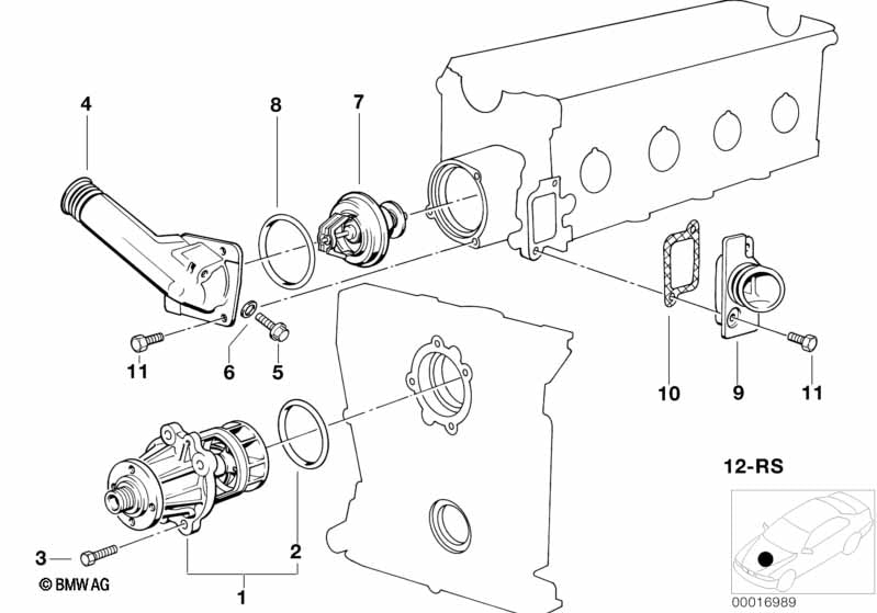 Genuine BMW 11141734794 Gasket Asbestos Free | ML Performance US Car Parts