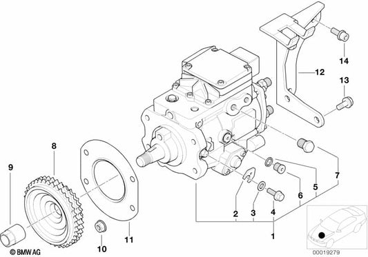 Genuine BMW 13517787562 Injection Pump | ML Performance US Car Parts