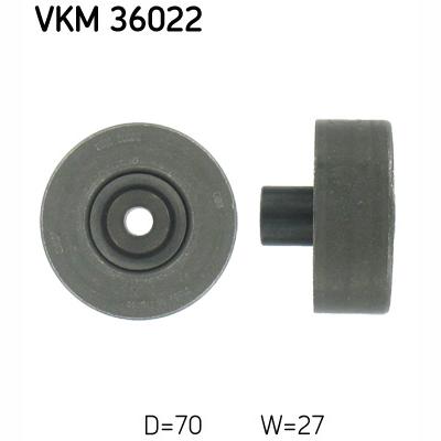 SKF VKM36022 V-Ribbed Belt Deflection/Guide Pulley