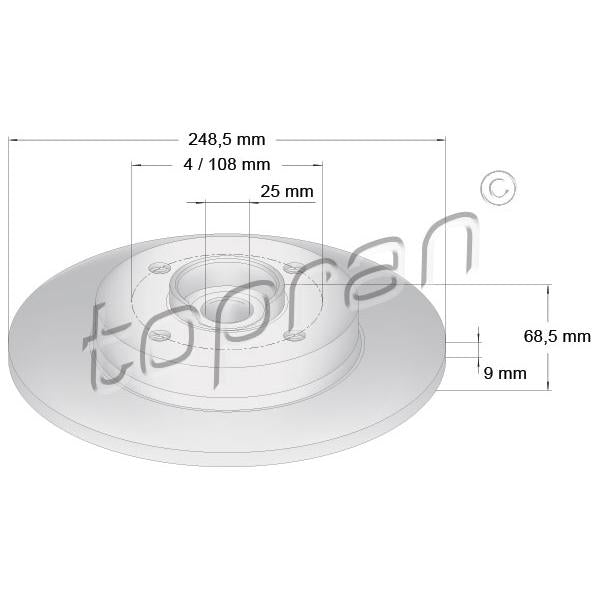 TRW MOTO PMK701 Brake Master Cylinder