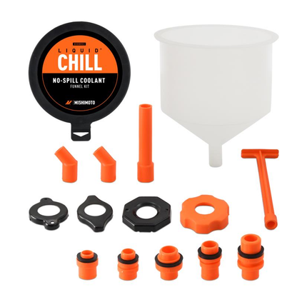 Mishimoto MMTL-NSF-15 No-Spill Coolant Funnel Kit, 15 Piece