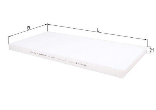 Mahle LA1180 - Filter, cabin air