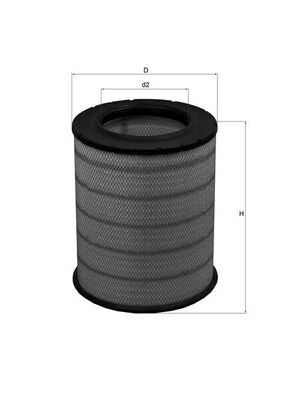 Mahle LX1281 - Air Filter