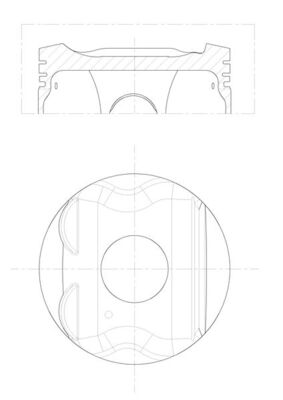 Mahle 021PI00133002 - Piston with rings and pin