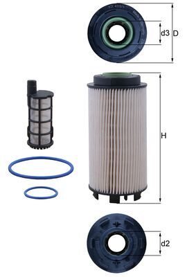 Mahle KX403/1KIT - Fuel Filter