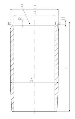 Mahle 227LW00113001 - Cylinder Liner