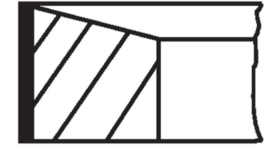 Mahle 021RS001150N1 - Piston Ring Kit
