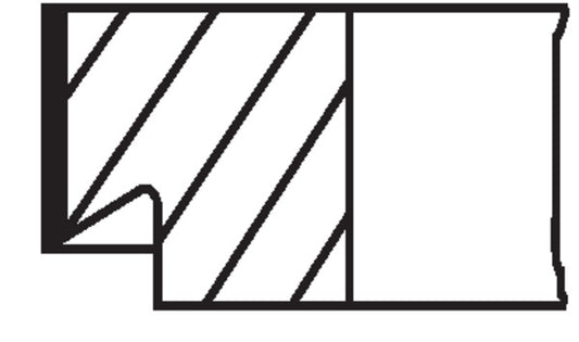 Mahle 00415N1 - Piston Ring Kit