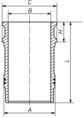 Mahle 001LW00138001 - Cylinder Liner