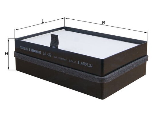 Mahle LA432 - Filter, cabin air