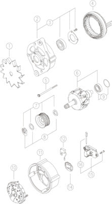 Mahle MG341 - Alternator