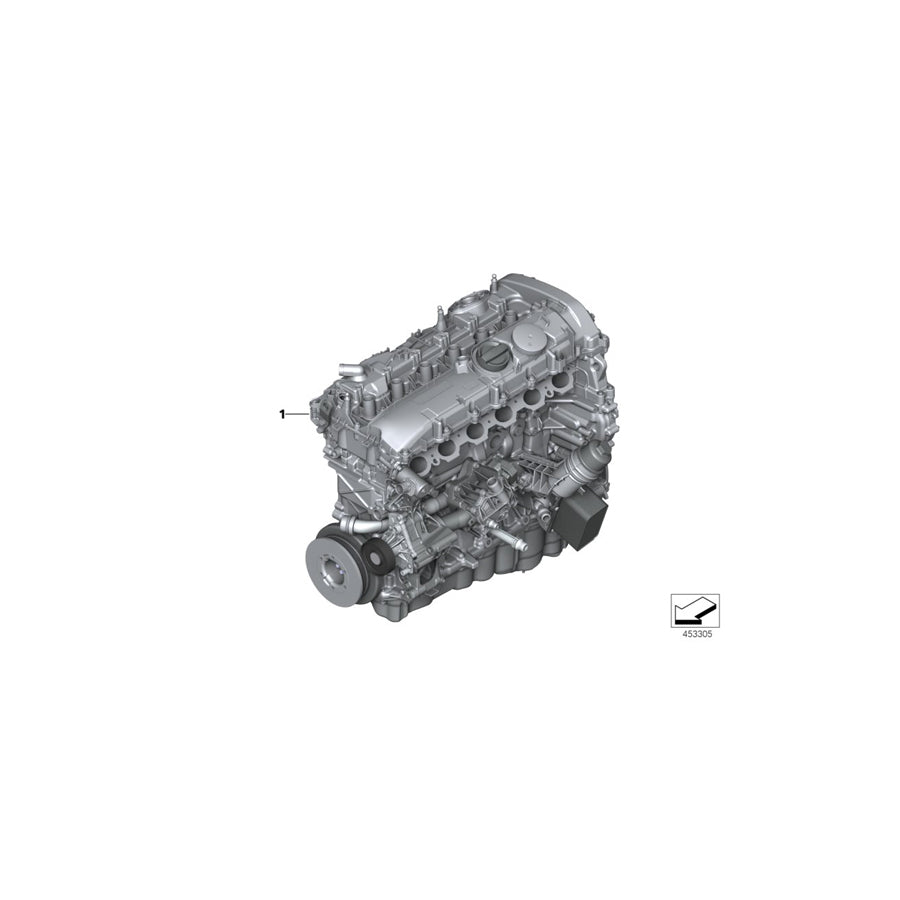 Genuine BMW 11002455303 F21 F33 G32 Exch. Short Engine B58B30A (Inc. 440i, M140i & 340i) | ML Performance US Car Parts