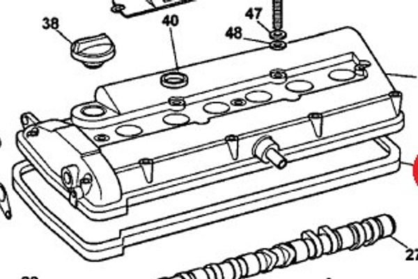 Aston Martin 07-80083 Cam Cover Gasket | ML Performance US Car Parts