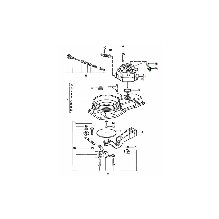 Genuine Porsche Fuel Distributor Screw Socket Porsche 911 Sc 8183 ML