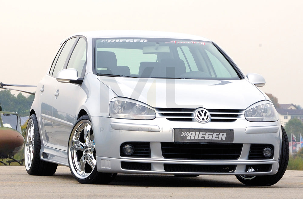 Rieger 00059300 VW Mk5 Golf Front Splitter 2 | ML Performance UK Car Parts