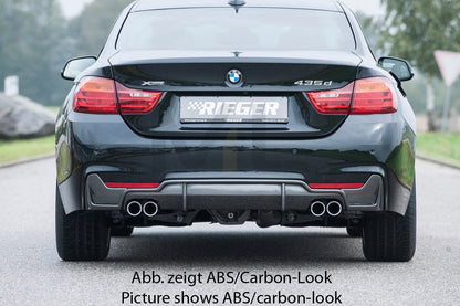 Rieger 00088058 BMW 4 Series F32 F33 F36 Rear Diffuser 3 | ML Performance UK Car Parts