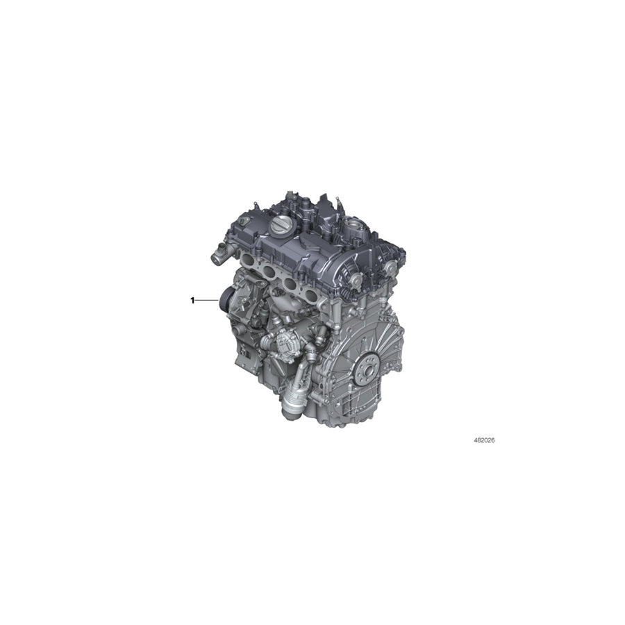 Genuine BMW 11002469467 F56 Short Engine B46A20A (Inc. Cooper S & Cooper S ALL4) | ML Performance US Car Parts