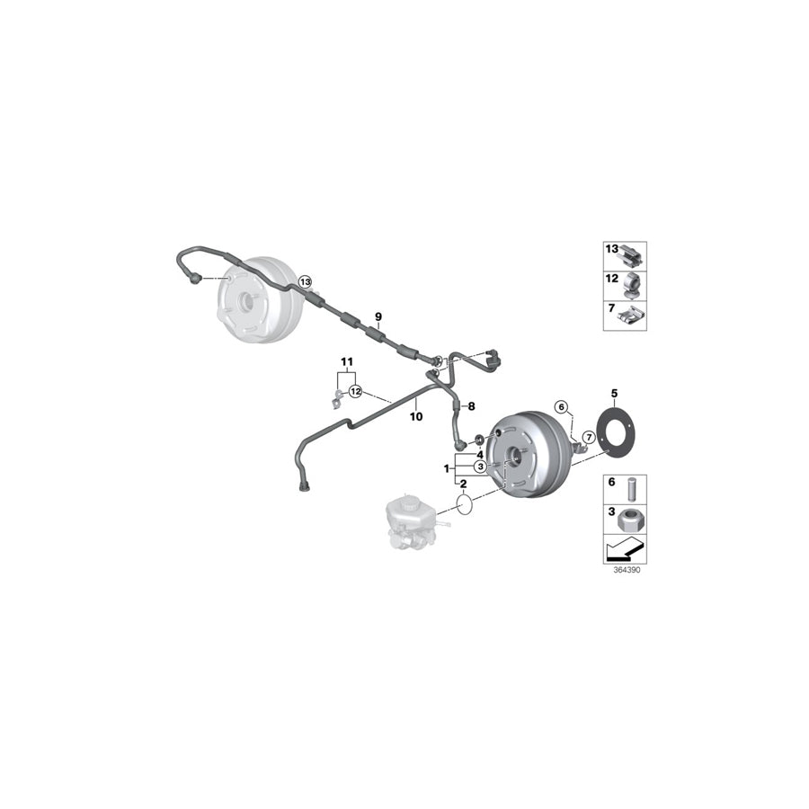 Genuine BMW 11667850594 F82 F87 F80 Vacuum Pipe (Inc. M3, M4 CS & M4 GT4) | ML Performance US