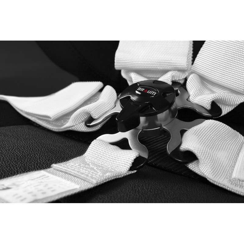 BRAUM 5 Pt – Sfi 16.1 Racing Harness (White) | ML Performance US Car Parts