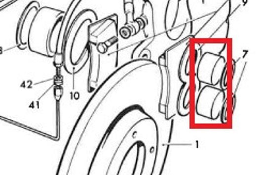 Aston Martin 048-028-0782 Front Brake Caliper Piston Small | ML Performance US Car Parts