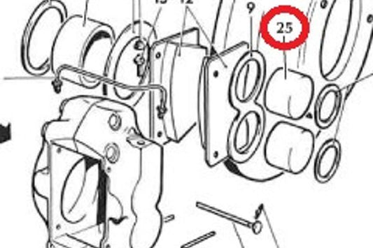 Aston Martin 048-028-0769 Rear Brake Caliper Piston Small | ML Performance US Car Parts