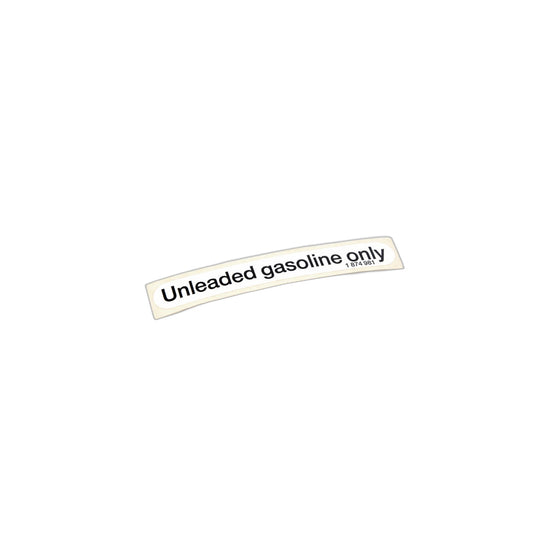 Genuine BMW 51141874981 E12 Label "Unleaded Fuel" (Inc. R 65 RT) | ML Performance US Car Parts