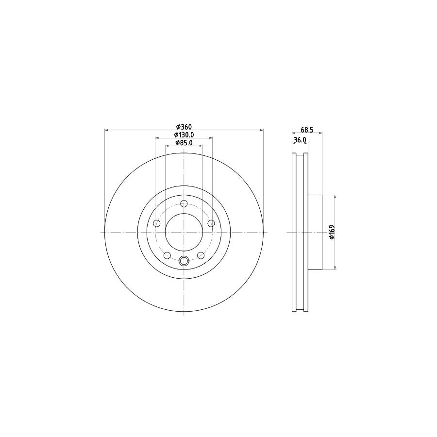Hella 8MP 376 801-761 Water Pump