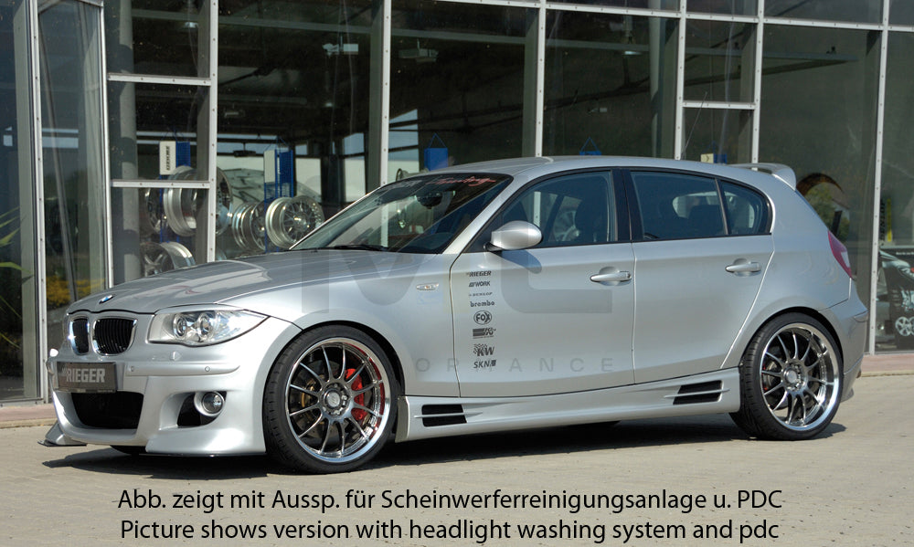 Rieger 00035009 BMW 1 Series E87 Front Bumper 4 | ML Performance UK Car Parts