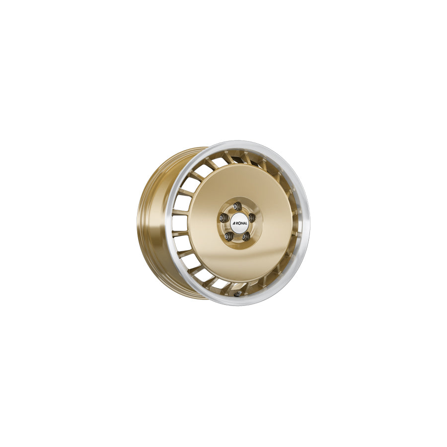 Ronal R50 AERO 7.5x16 ET38 50R6755.03X/6811 Racing Gold-Rim Lip Diamond Cut Wheel | ML Performance US Car Parts