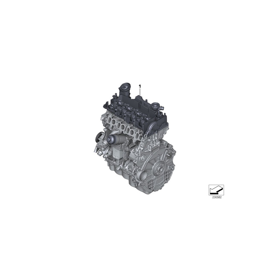 Genuine BMW 11002470879 G30 Short Engine B48B20A (Inc. 530eX) | ML Performance US Car Parts