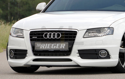 Rieger 00055520 Audi B8 B81 Front Splitter (A4 & S4) 1 | ML Performance UK Car Parts