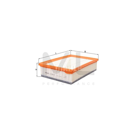MAHLE ORIGINAL LX 935/3 Air Filter for FORD TRANSIT Filter Insert | ML Performance Car Parts