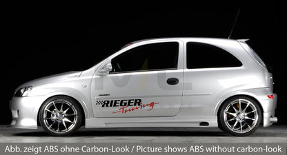Rieger 00099312 Opel Corsa C Side Skirt 2 | ML Performance UK Car Parts