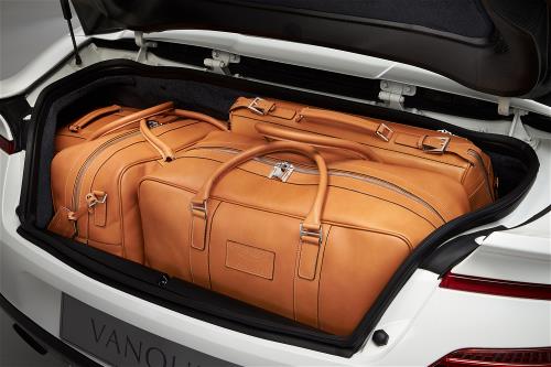 Aston Martin 706165 4 Piece Luggage Set Black Fabric | ML Performance US Car Parts