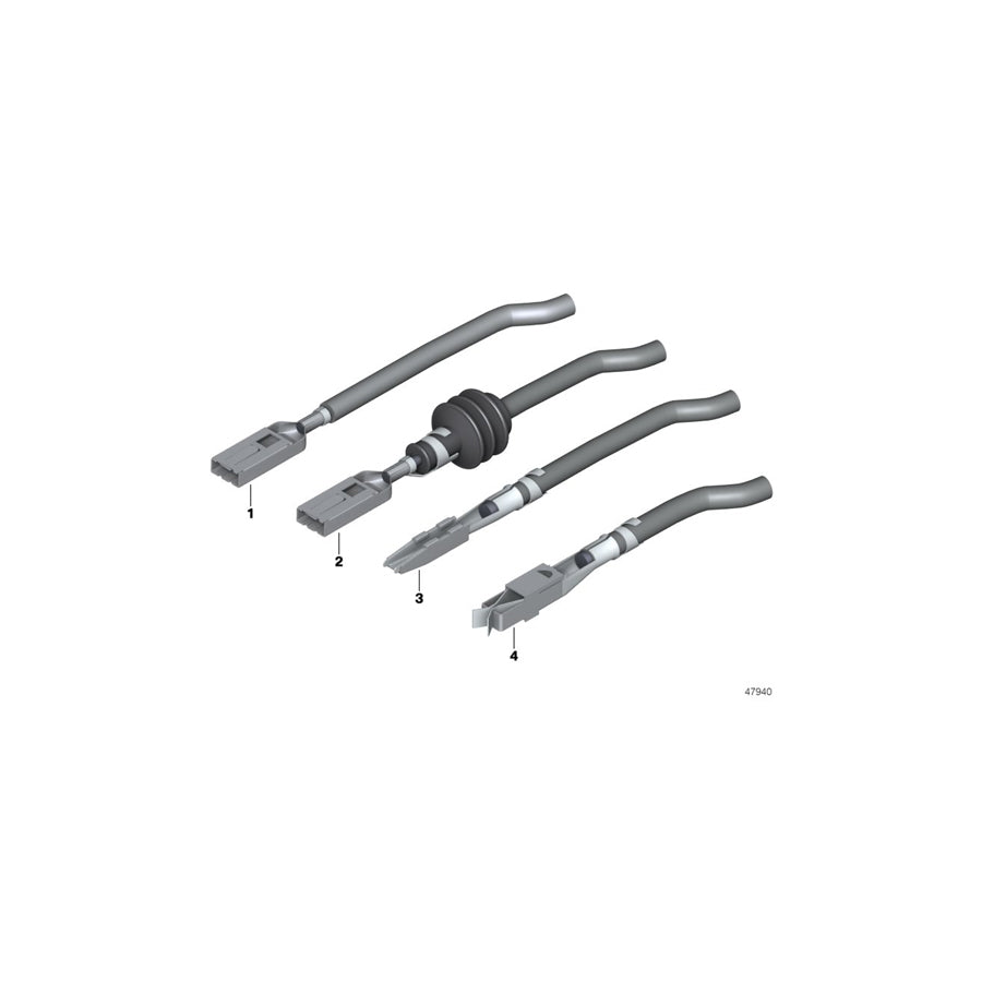 Genuine BMW Mini 12520007251 F11 E91 F23 Blade Terminal Cont. Microtimer W. Wire 0,5 mm² (Inc. 316i) | ML Performance US Car Parts