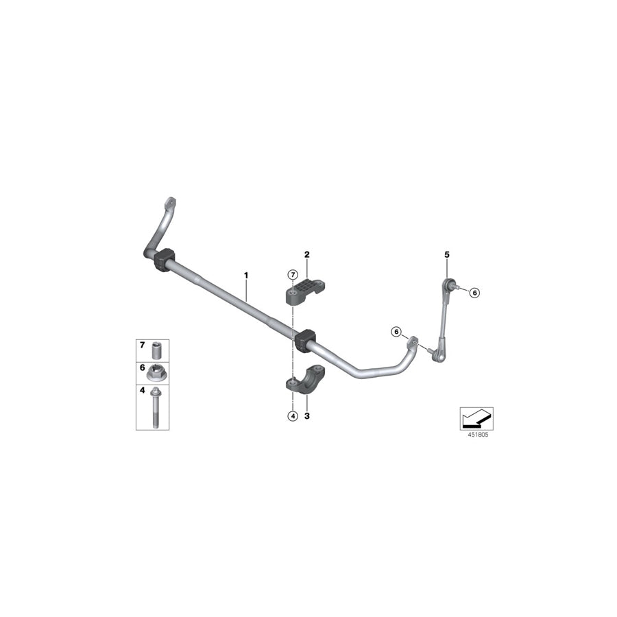 Genuine BMW 07129908628 G15 F91 G14 Torx-Bolt With Washer M12X89 (Inc. 750Li, 840dX & 530e) | ML Performance US Car Parts
