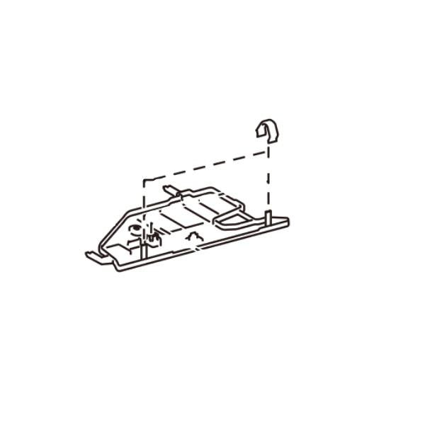 Genuine Lexus 55607-76020 CT Phase 1 Dashboard Under Cover Number Two ...